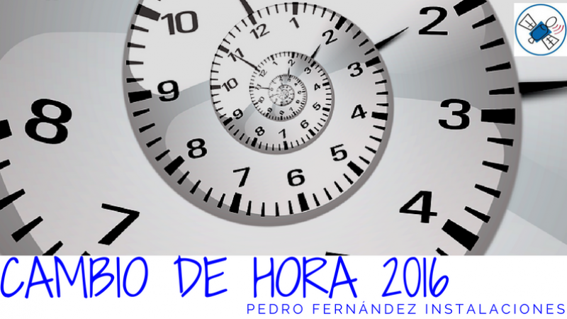 Cambio de hora 2016